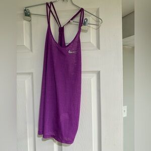 Nike Women's Vibrant Purple Exercise Tank Top
